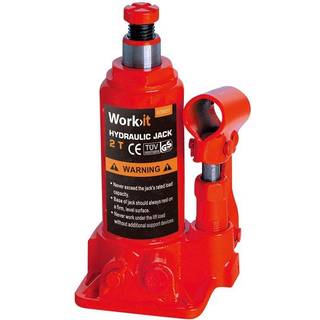 Work-it hydraulisk flaskedonkraft 2 ton