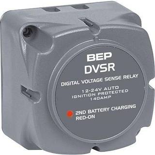 Skillerelæ BEP Marine DVSR, 12 - 24 V, 140 A, med tilslutning til 2 batterier