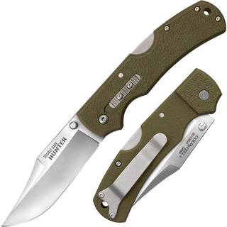 Double Safe Hunter foldekniv, olivengrønn