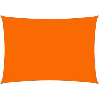 solsejl 2x4,5 m rektangulær oxfordstof orange