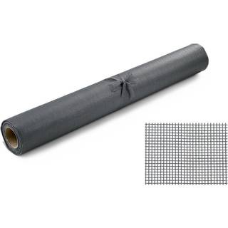 Habo 82 fluevæv, grå glasfiber - 60 cm x 10 meter