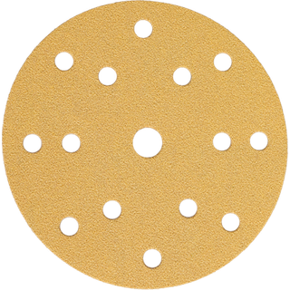 Mirka Rondel Gold 150 mm 15 huller, 100-pak P120