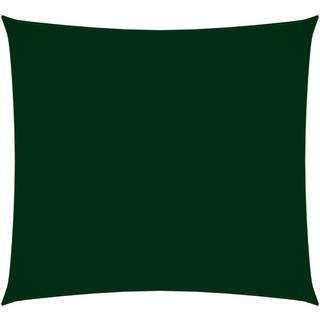 solsejl 4,5x4,5 m firkantet oxfordstof mørkegrøn