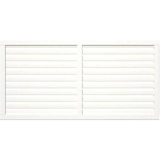 Palmako Skærm Nina4 180x90 cm Hvid -