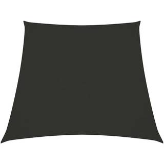 solsejl 2/4x3 m trapezformet oxfordstof antracitgrå