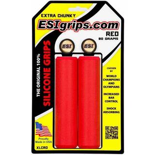 ESI Grips Extra Chunky silicone håndtag flere farver - Farve Rød
