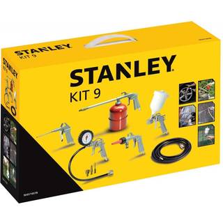Kompressorværktøjssæt til maling og blæsning Stanley KIT9