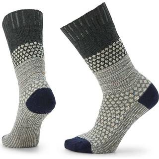 Smartwool Women's Everyday Cozy Popcorn Cable Crew Socks Multifunktionelle sokker Damer størrelse L farve grå