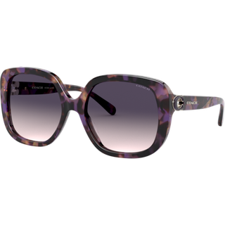 Coach HC8292 L1144 561236 56 Solbriller Kvinder Brun - Purple Black Brown - 56mm