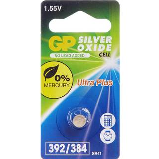 GP Batteri til ur, silveroxid 392F/384/SR41, 1-pak