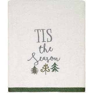 Avanti Sengetj - Badehndklde Bldt Broderet Bomuld Velour Julepynt (Juletrer Collection)