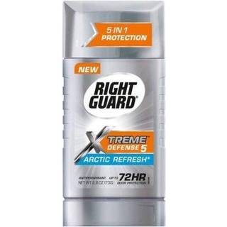 Right Guard Xtreme Defense 5 Arktisk Frisk Antiperspirant-stift, 26 oz (ca. 768 ml) dobbeltpakke - Overlegen lugt- og svedbeskyttelse