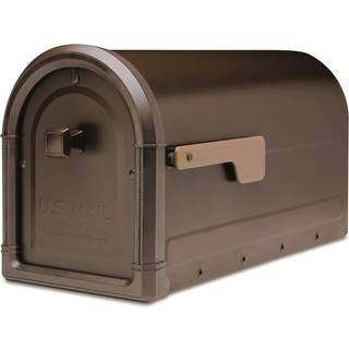 Arkitektoniske postkasser Roxbury Galvanized Steel Post Mount Mailbox kompatibilitetskode F 7900-5RZ-CG-10 gnides bronze stor kapacitet