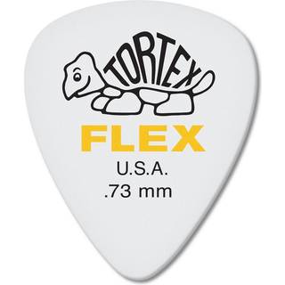 Jim Dunlop Dunlop Tortex Flex Standard .73mm gul guitar pick-72 pack (428R.73)