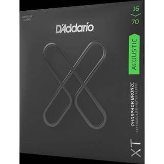 D'Addario Guitar Strings - Xt Phosphor Bronze Coated Acoustic Guitar Strings - Xtapb1670 - Extended String Life With Natural Tone & Feel - For 6