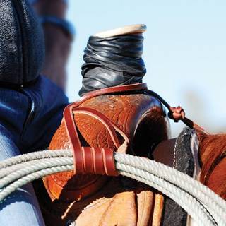 Martin Saddlery Leather Rope rem med knapknut