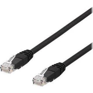 Deltaco Patchkabel 30m U/UTP Cat6 (Udendørs) - Sort