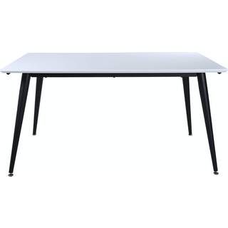 Venture Design Jimmy spisebord Hvid/sort 150 x 90 cm