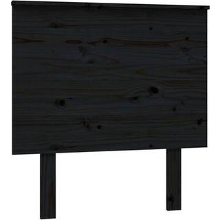 Sengegærde 79X6X82,5 Cm Massivt Fyrretræ - Naturfarvet / 79 x 82.5 cm