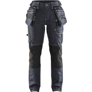 Blåkläder 7990 Dame Håndværker Buks stretch X1900 / Dame Håndværker Arbejdsbuks stretch X1900 - C34 - Marineblå/Sort