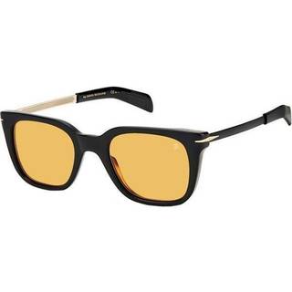 DAVID BECKHAM Mand DB 7047/S WR7/W7 Solbriller Acetat Havana Gul Firkantet