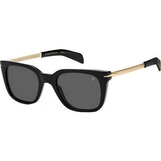 DAVID BECKHAM Mand DB 7047/S 2M2/IR Solbriller Acetat Sort Grå Firkantet