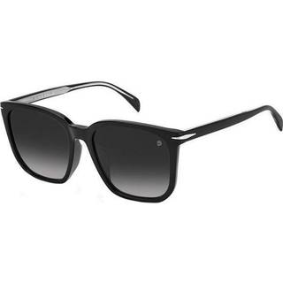 David Beckham DB 1071/F/S Asian Fit 807/9O 57 Solbriller Mænd Black - Shiny Black - 57mm