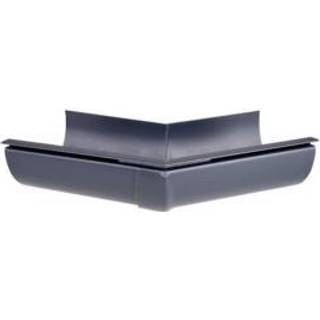 Plastmo udvendig gering, PVC, grafit, 45° - nr. 11