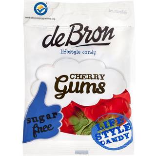 Kirsebærvingummi, sukkerfri og kaloriereducerede (90 g)