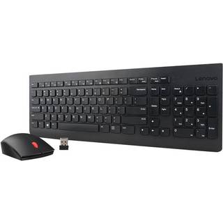 Lenovo Essential Wireless Combo - keyboard and mouse set - Polish - Tastatur & Mus sæt - Polsk - Sort