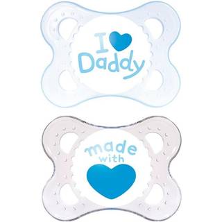 MAM Style Sut I Love Daddy Blå - 2 stk