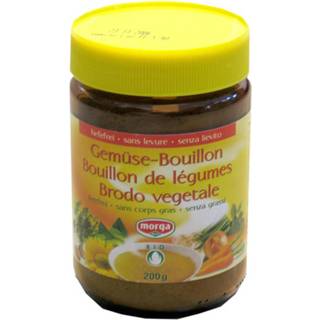 Morga Grønsagsbouillon Pulver uden Gær Ø (200 gr)