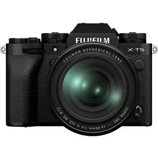 Fujifilm X-T5 m/XF16-80mmF4 R OIS WR Sort (Køb XF27mm samtidigt og få 1500,- i rabat)