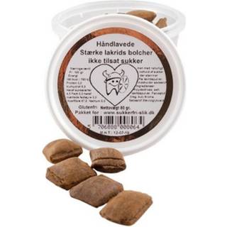 Kingfischer Lakridsbolsjer ekstra stærke - 80 g.