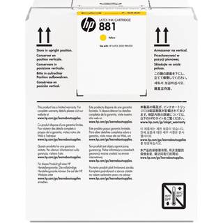 HP 881 - Yellow Ink - Original - Blækpatron Gul
