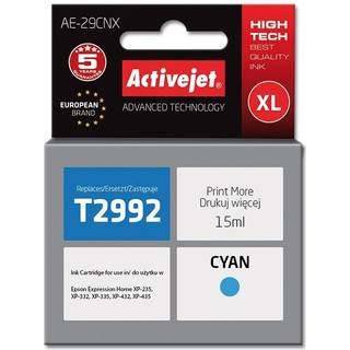 ActiveJet Supreme AE-29CNX - XL - cyan - ink cartridge (alternative for: Epson T2992) - Blækpatron Cyan