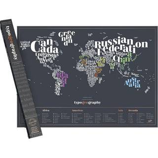 World Wide Scratch Map - kort, hvor du ridser navnene på de steder, du har besøgt