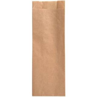 Hotdogpose Brun 19 x 7+3 cm, 1000 stk