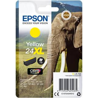 Epson 24XL - Blækpatron Gul