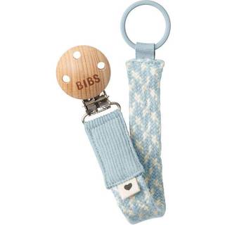 BIBS Pacifier Braid - Baby Blue/Ivory