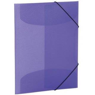 HERMA Elasticated folder A3 PP translucent violet