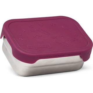 ergobag Brotdose - Trennfach für Obst, BPA-frei - Pferdestar - Lila