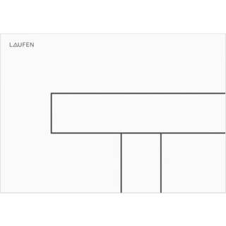 Lis Trykplade Aw100 Hvid Laufen