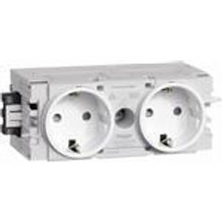Hager Stikkontakt ecoline 2xschuko c-