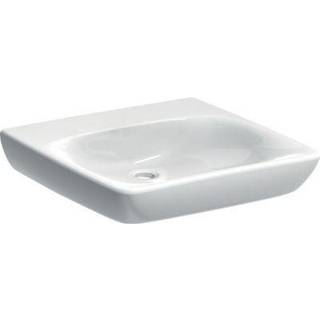 Geberit Renova Comfort håndvask barrier-free: B=60cm, T=55cm, Hanehul=Uden, Overløb=Uden, Hvid