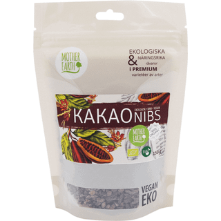 Mother Earth Kakaonibs Pangoa Premium RAW & ØKO, 150 g