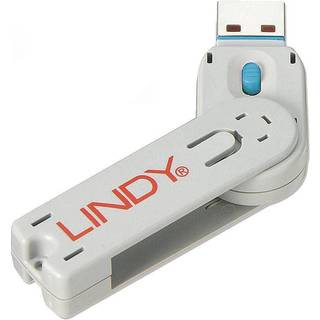 LINDY Schlüssel für USB Port Schloss blau