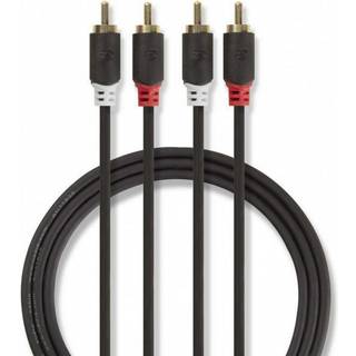 Nedis - Slim Stereo Phono kabel - 5 m