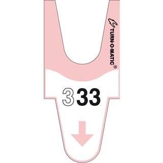 Meto Turn-O-Matic D900 billetter 4000stk/rul pink