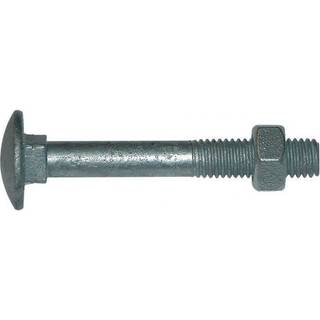 NKT bræddebolt m/møtrik 4.6 FZV M12×280, 10stk